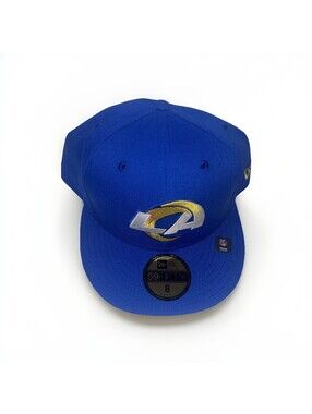 Los Angeles Rams 59Fifty New Era Super Bowl LVI Hat Blue Men’s Size: 8 NEW